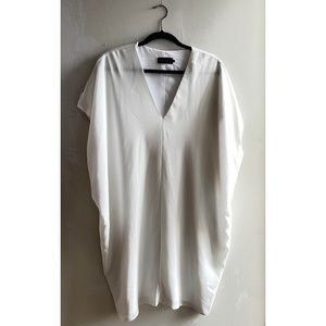 Hatch, The Slouch Dress, White, Petite OS